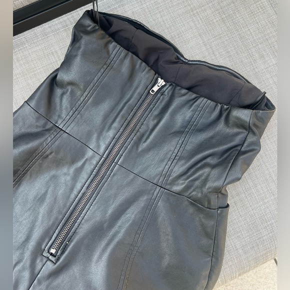 Zara faux leather romper - Picture 2 of 2